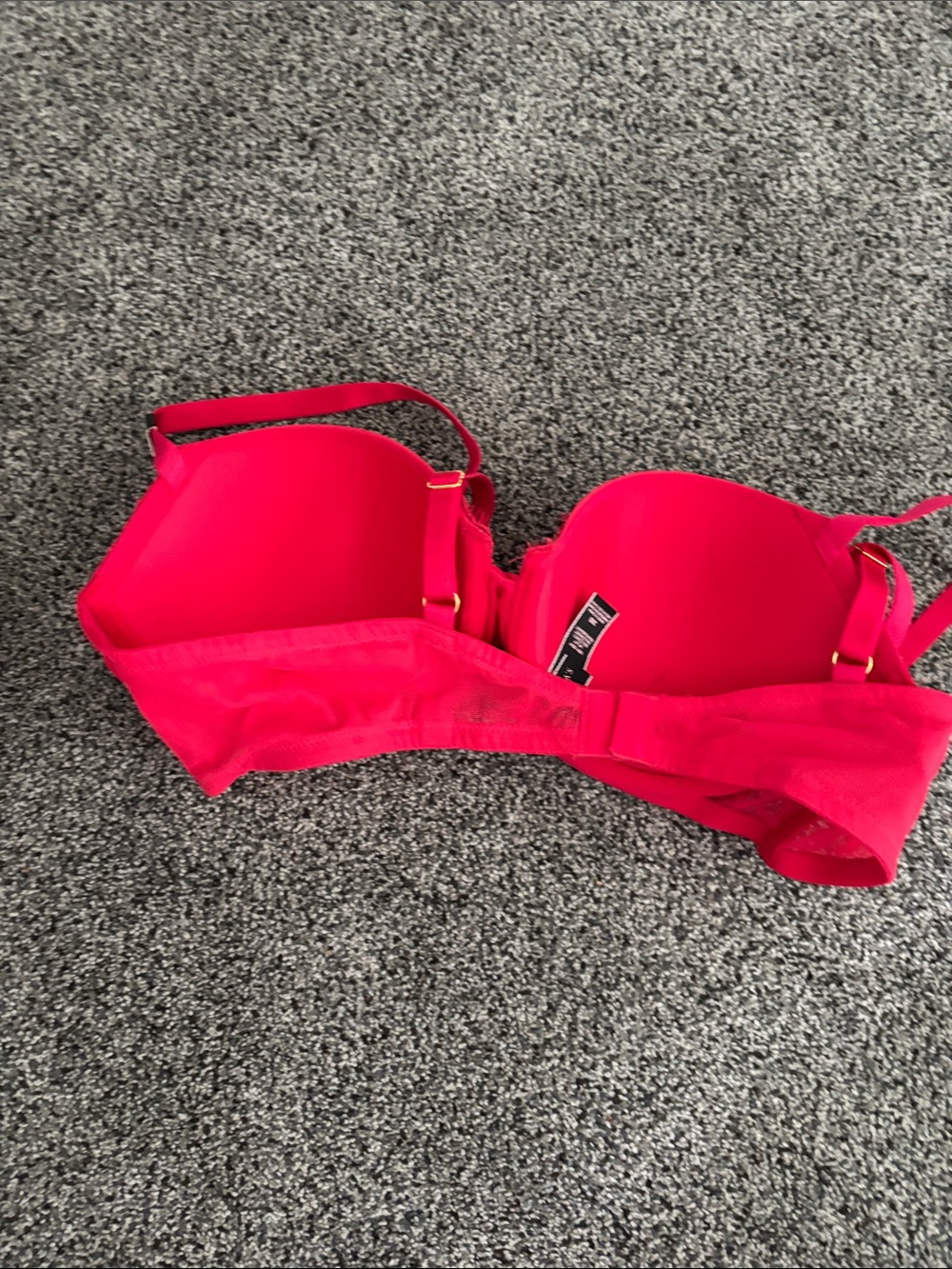 Victoria's Secret Red & Black Lace Push-Up Bra Trio - Picture 6 of 14